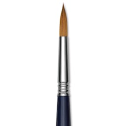 Escoda Chronos Brush - Short Handle, Round, Size 10, close-up