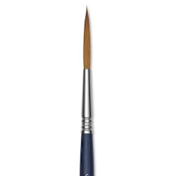 Escoda Chronos Brush - Short Handle, Rigger, Size 6, close-up