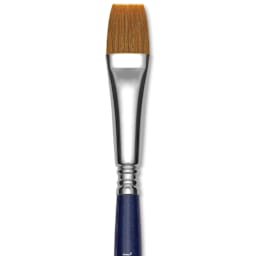 Escoda Chronos Brush - Short Handle, Bright, Size 1/2", close-up