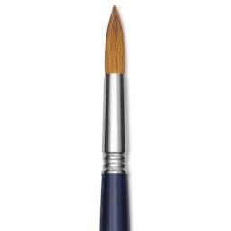 Escoda Chronos Brush - Long Handle, Round, Size 16, close-up