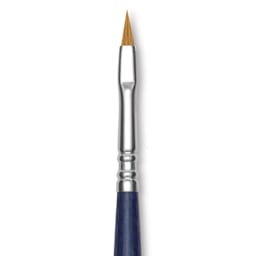 Escoda Chronos Brush - Long Handle, Filbert, Size 2, close-up