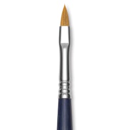 Escoda Chronos Brush - Long Handle, Filbert, Size 6, close-up