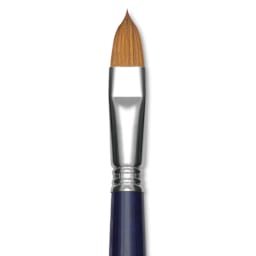 Escoda Chronos Brush - Long Handle, Filbert, Size 16, close-up