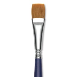 Escoda Chronos Brush - Long Handle, Bright, Size 1/2", close-up