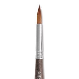 Escoda Chronos Synthetic Blend Travel Brush - Round, Size 10, close-up of the brush