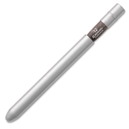 Escoda Chronos Synthetic Blend Travel Brush - Round, Size 12, brush inserted in handle