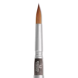 Escoda Chronos Synthetic Blend Travel Brush - Round, Size 12, close-up of the brush