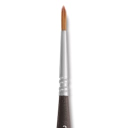 Escoda Chronos Synthetic Blend Travel Brush - Round, Size 2, close-up of the brush