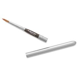 Escoda Chronos Synthetic Blend Travel Brush - Round, Size 4, handle separated from the brush