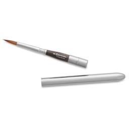 Escoda Chronos Synthetic Blend Travel Brush - Round, Size 8, handle separated from the brush