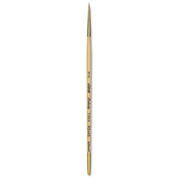 Silver Brush Silver Kolinsky Red Sable Brush - Short Handle, Round, Size 2/0