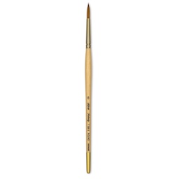 Silver Brush Silver Kolinsky Red Sable Brush - Short Handle, Round, Size 8