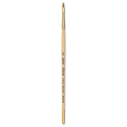 Silver Brush Silver Kolinsky Red Sable Brush - Short Handle, Bright, Size 2