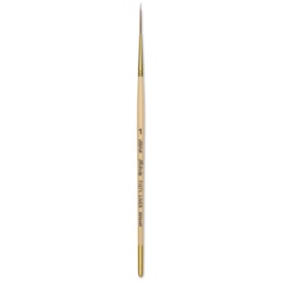 Silver Brush Silver Kolinsky Red Sable Brush - Short Handle, Script Liner, Size 1