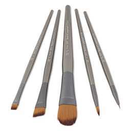 Royal & Langnickel Zen Brushes - Set 740, Set of 5, brushes fanned out