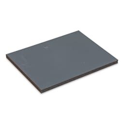 Ampersand Pastelboard Panel - 6" x 8", 1/8" Profile, Gray, Pkg of 3 stacked side view