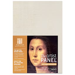 Ampersand Value Series Artist Wood Panel - 6" x 12", 7/8" Cradle