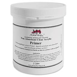 Michael Harding Non-Absorbent Acrylic Primer - Clear, 1 Liter, Jar