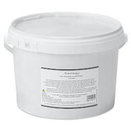Michael Harding Non-Absorbent Acrylic Primer - Pozzuoli Red Earth (Semi-Transparent), 2.5 Liter, Bucket - back