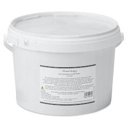 Michael Harding Non-Absorbent Acrylic Primer - Raw Sienna (Dark), 2.5 Liter, Bucket - back