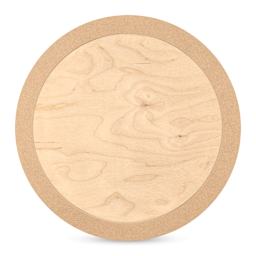 American Easel Cradled Round Birch Painting Panel - 20" Dia. x 7/8" D (Back)