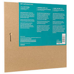 Art Alternatives MDF Panel - 10" x 10", back of packaging
