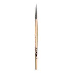 Da Vinci Petit Gris Pur Blue Squirrel Brush - Round, Short Handle, Size 4