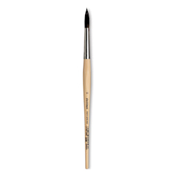 Da Vinci Petit Gris Pur Blue Squirrel Brush - Round, Short Handle, Size 12