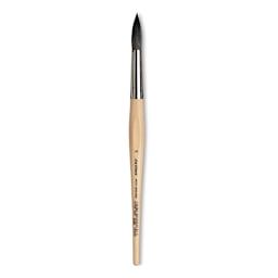 Da Vinci Petit Gris Pur Blue Squirrel Brush - Round, Short Handle, Size 16