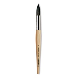 Da Vinci Petit Gris Pur Blue Squirrel Brush - Round, Short Handle, Size 30