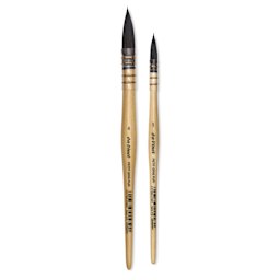 Da Vinci Petit Gris Pur Blue Squirrel Brush - 5358 Quill, Set of 2