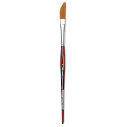 Da Vinci Cosmotop Spin Brush - Slanted Liner, Short Handle, Size 14