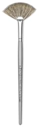 Dynasty Faux Squirrel Brushes - Fan Brush shown upright