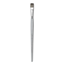 Dynasty Faux Squirrel Brush - Flat, Short Handle, 1/2"