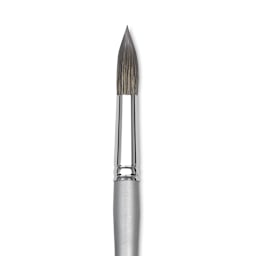 Dynasty Faux Squirrel Brush - Round, Short Handle, Size 18