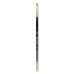 Silver Brush Renaissance Red Sable Brush - Cat's Tongue, Short Handle, Size 1
