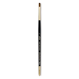 Silver Brush Renaissance Red Sable Brush - Bright, Short Handle, Size 4
