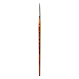 Silver Brush Golden Natural Brush - Round, Short Handle, Size 0