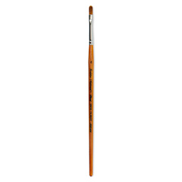 Silver Brush Golden Natural Brush - Filbert, Short Handle, Size 4