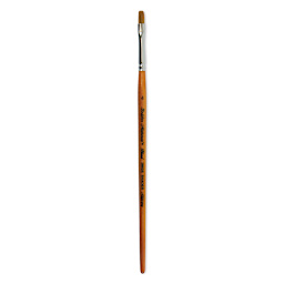 Silver Brush Golden Natural Brush - Shader, Short Handle, Size 4