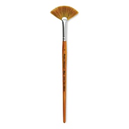 Silver Brush Golden Natural Brush - Fan, Size 4