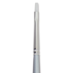 Silver Brush Silverwhite Synthetic Brush - Bright, Short Handle, Size 1 close up