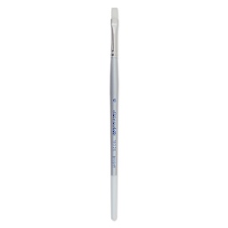 Silver Brush Silverwhite Synthetic Brush - Bright, Short Handle, Size 6