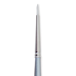 Silver Brush Silverwhite Synthetic Brush - Round, Short Handle, 2/0 close up
