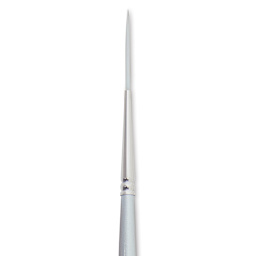 Silver Brush Silverwhite Synthetic Brush - Script Liner, Short Handle, Size 1 close up