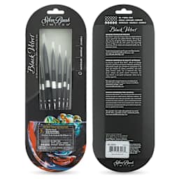 Silver Brush Black Velvet Watercolor Brush Set - Must Have Rounds, Set of 7