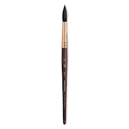 Princeton Neptune Synthetic Squirrel Brush - Round, Short Handle, Size 12