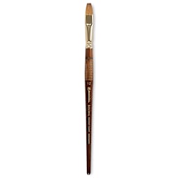 Escoda Reserva Kolinsky-Tajmyr Sable Brush - Bright, Short Handle, Size 12 (full length)