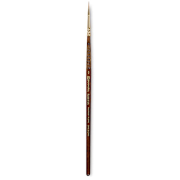 Escoda Reserva Kolinsky-Tajmyr Sable Brush - Filbert, Short Handle, Size 0 (full length)