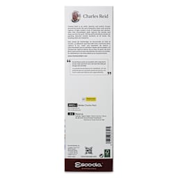 Escoda Reserva Kolinsky-Tajmyr Sable Brush - Charles Reid Signature Brush Set, Pocket Round, back of pack